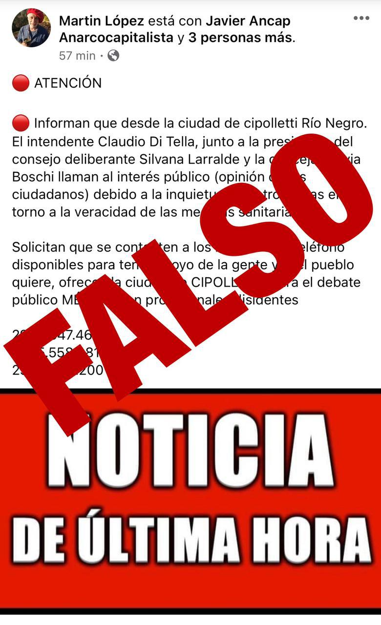 Noticia Falsa