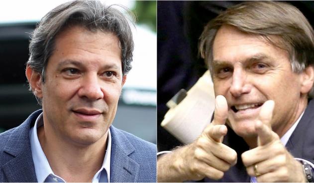 Haddad y Bolsonaro