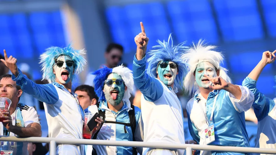 Hinchas argentinos