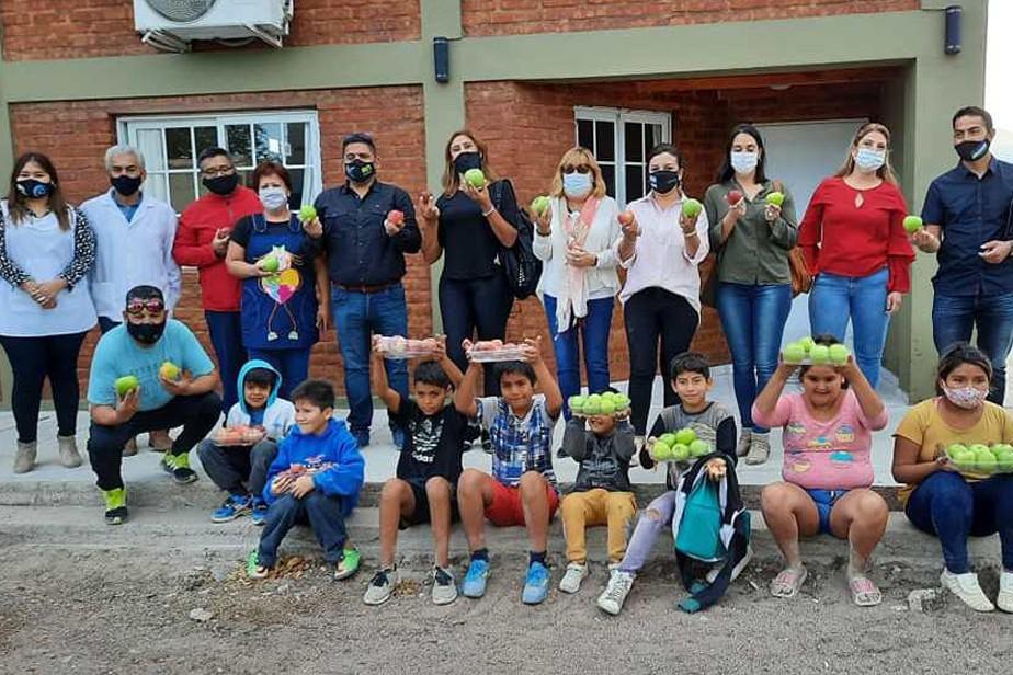 fruta escuelas