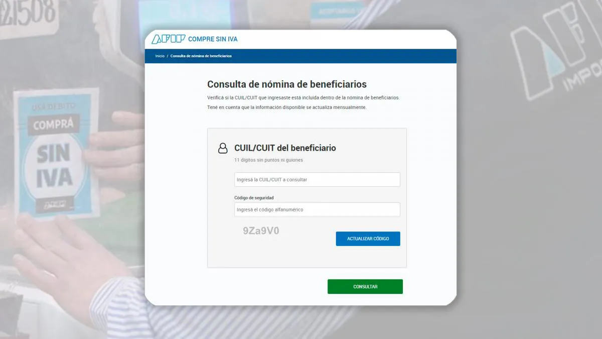 afip consulta