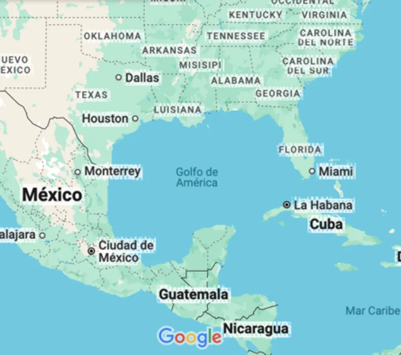 mapa golfo