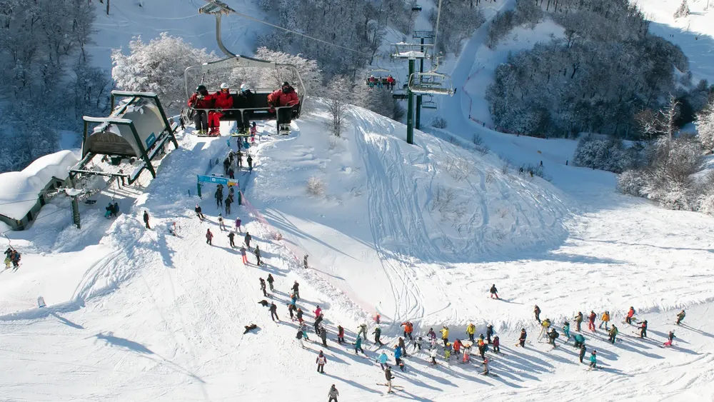 cerro catedral nieve
