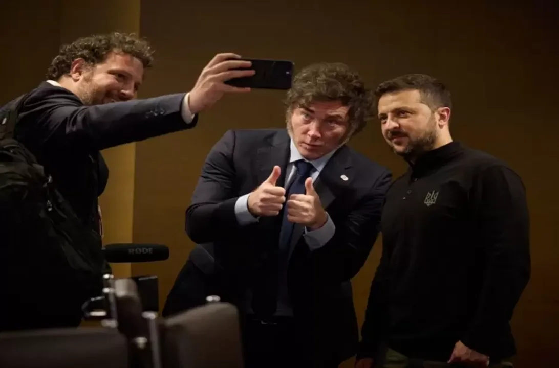 Milei y Zelensky