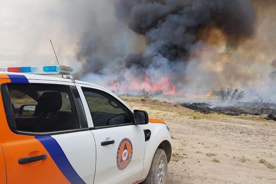 Incendio las grutas
