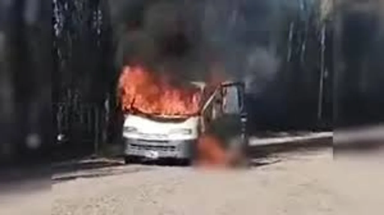 auto quemado