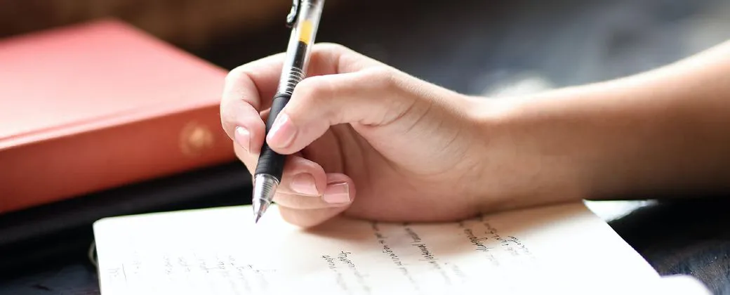 escribir a mano